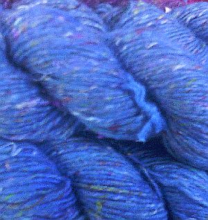 So Sari Handspun Wool Pretty Good Blue